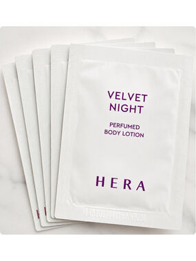 [HERA] Velvet Night Perfumed Body Lotion 4ml x 40pcs K-beauty